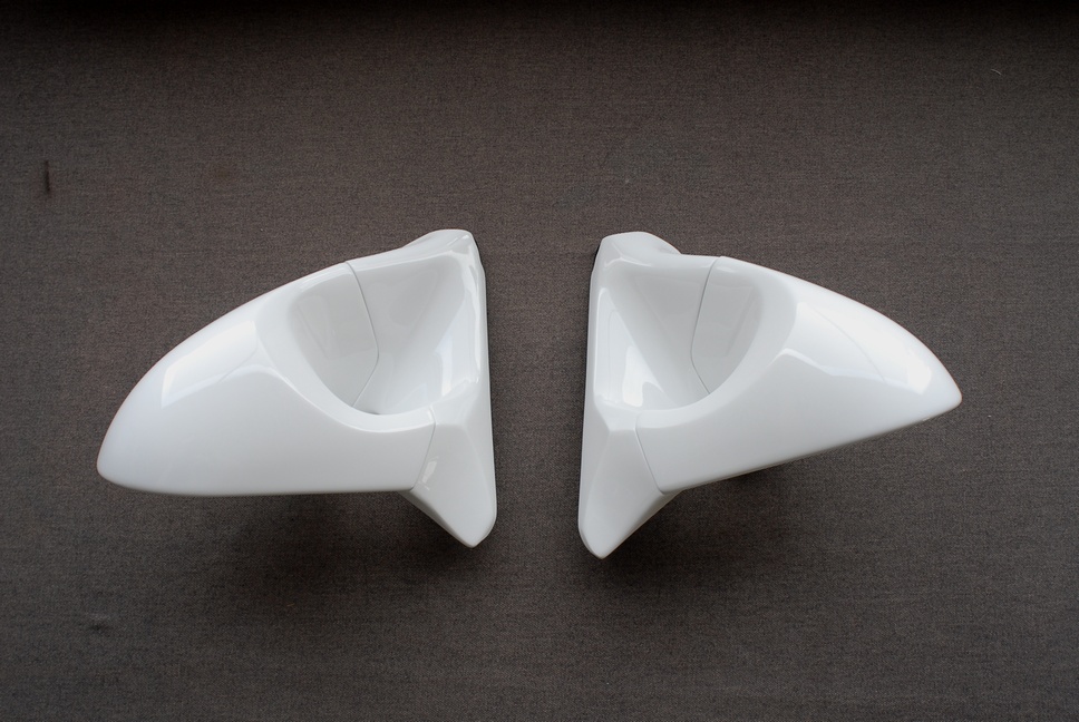 左のミラーの方がちょっと長いです mirror17