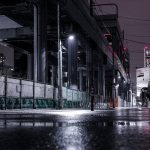 雨の京急蒲田