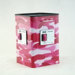 一斗缶 ピンク迷彩塗装（試作） 加装飾