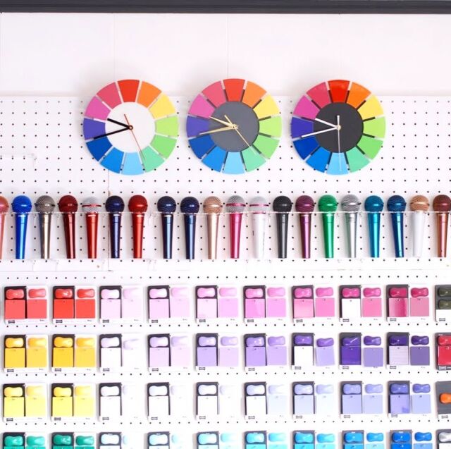 キャンディーピンク色見本作製 プロ フィット社外記